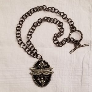 Dragonfly Cameo Pendant